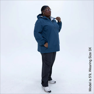 Women's Plus Size Rain Jacket - The Camden - 1X-6X