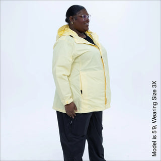 Women's Plus Size Rain Jacket – The POD - Packable, Lightweight, Waterproof, Sizes 1X–6X