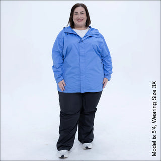 Women's Plus Size Rain Jacket – The POD - Packable, Lightweight, Waterproof, Sizes 1X–6X