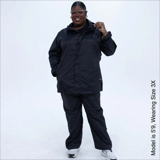 Women's Plus Size Rain Jacket – The POD - Packable, Lightweight, Waterproof, Sizes 1X–6X