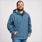Mens Big Rain Jacket Waterproof Hooded 2XL-7XL Mystique