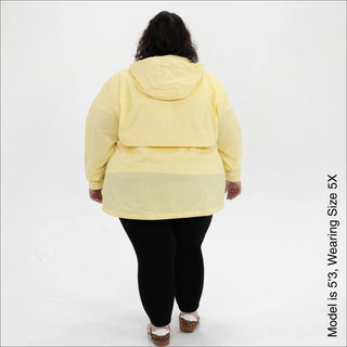 Women's Plus Size Rain Jacket – The POD - Packable, Lightweight, Waterproof, Sizes 1X–6X