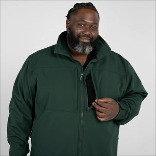 Snow Country Outerwear Mens Big 2XL-7XL Soft Shell Fleece Lined Jacket Classic