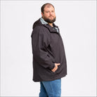 Mens Big Rain Jacket Waterproof Hooded 2XL-7XL Mystique