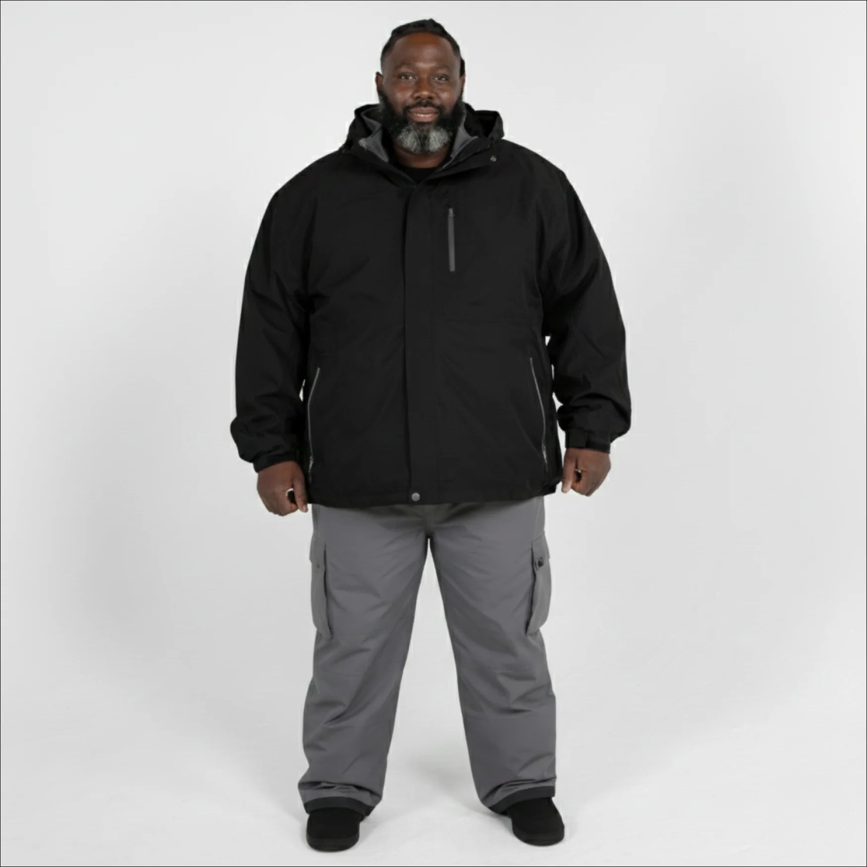 Snow Country Outerwear Men's 3in1 Winter Coat Cascade 3XL-7XL
