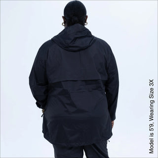 Women's Plus Size Rain Jacket – The POD - Packable, Lightweight, Waterproof, Sizes 1X–6X