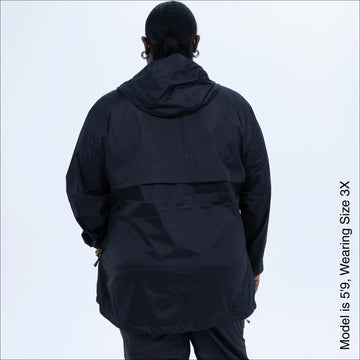 Plus Size Rain Jacket 1X-6X | The POD Packable | Waterproof – Snow