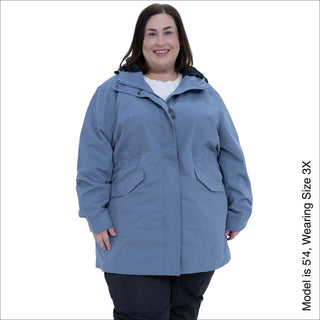 Women's Plus Size Rain Jacket & Trench Coat - The Berwick - Spring & Fall 1X-6X