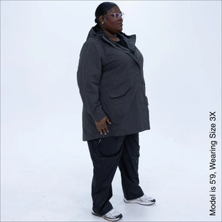 Women's Plus Size Rain Jacket & Trench Coat - The Berwick - Spring & Fall 1X-6X