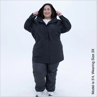 Women's Plus Size Rain Jacket & Trench Coat - The Berwick - Spring & Fall 1X-6X