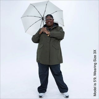 Women's Plus Size Rain Jacket & Trench Coat - The Berwick - Spring & Fall 1X-6X