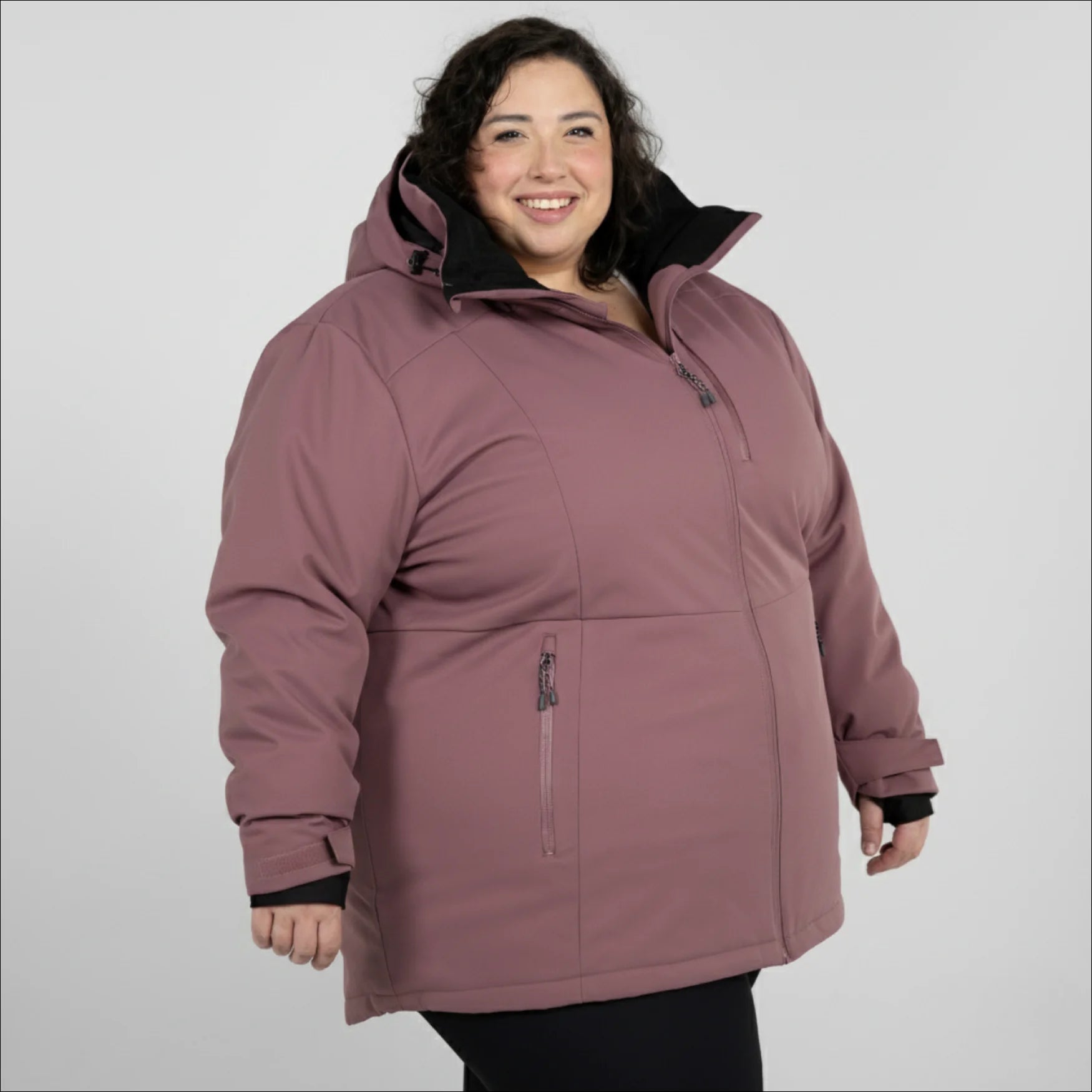 Snow Country Outerwear Women's Plus Size 1X-6X Heavy Insulated Winter Softshell Coat Siberian