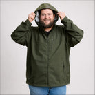 Mens Big Rain Jacket Waterproof Hooded 2XL-7XL Mystique
