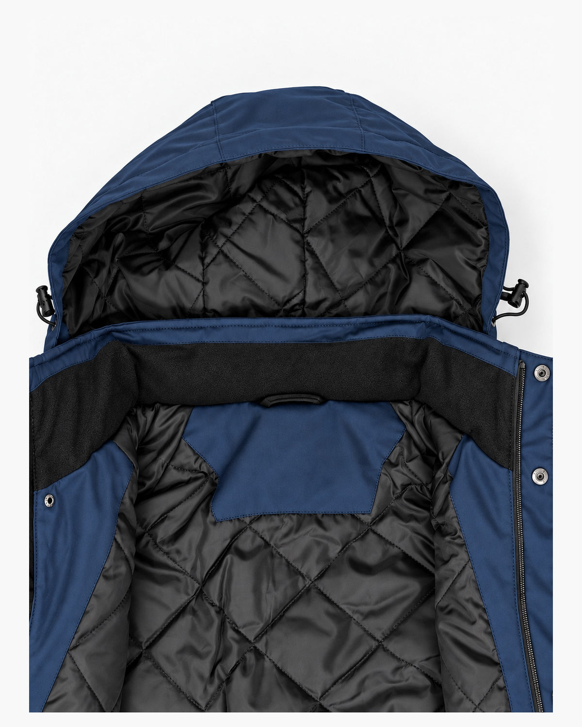 Navy Siberian III insulated soft shell jacket from Snow Country Outerwear Mens Big and Tall, chest zip detail, 2XL to 7XL regular and tall
