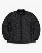 Black Swiss Systems women's plus size 3 in 1 winter jacket, flat lay, removable quilted liner on its own