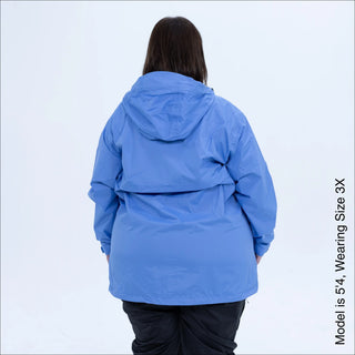 Women's Plus Size Rain Jacket – The POD - Packable, Lightweight, Waterproof, Sizes 1X–6X