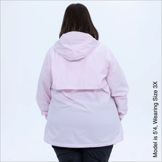 Women's Plus Size Rain Jacket – The POD - Packable, Lightweight, Waterproof, Sizes 1X–6X