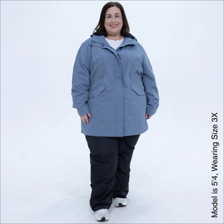 Women's Plus Size Rain Jacket & Trench Coat - The Berwick - Spring & Fall 1X-6X
