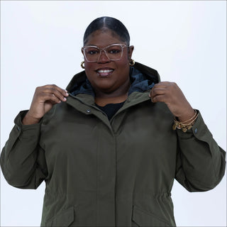 Women's Plus Size Rain Jacket & Trench Coat - The Berwick - Spring & Fall 1X-6X