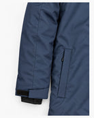Navy Siberian III insulated soft shell jacket from Snow Country Outerwear Mens Big and Tall, pocket and cuff detail, 2XL to 7XL regular and tall