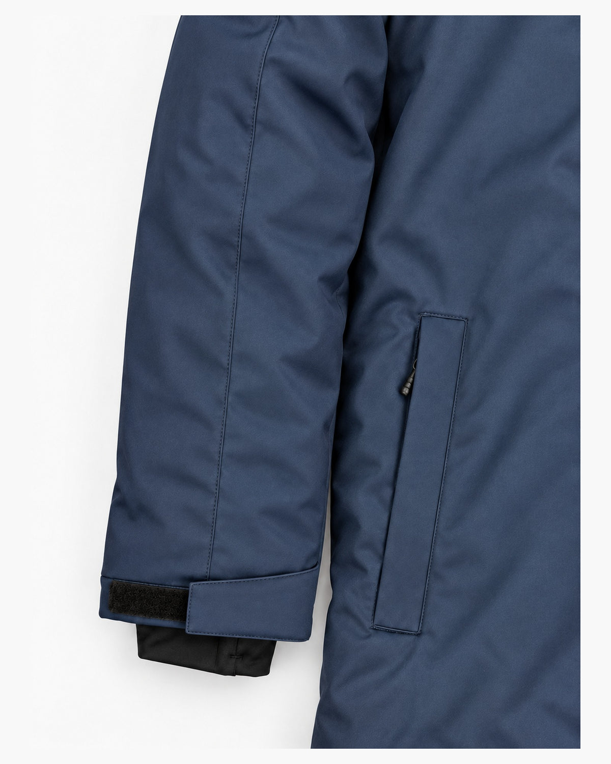 Navy Siberian III insulated soft shell jacket from Snow Country Outerwear Mens Big and Tall, pocket and cuff detail, 2XL to 7XL regular and tall