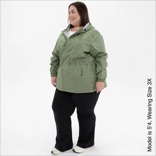 Women's Plus Size Rain Jacket - The Mystique - 1X-6X