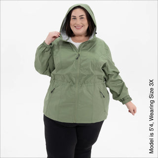 Women's Plus Size Rain Jacket - The Mystique - 1X-6X