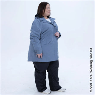 Women's Plus Size Rain Jacket & Trench Coat - The Berwick - Spring & Fall 1X-6X