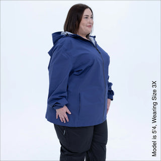 Women's Plus Size Rain Jacket - The Camden - 1X-6X