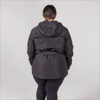 Snow Country Outerwear Women’s Rain Jacket  1X-4X Plus Size Short Trench Coat Manchester