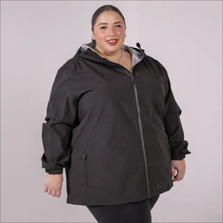 Women’s Plus Size 1X-6X Waterproof Rain Jacket Windbreaker coat Camden Spring Fall