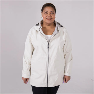 Women’s Plus Size 1X-6X Waterproof Rain Jacket Windbreaker coat Camden Spring Fall