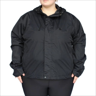 Women’s Plus Size Packable 1X-6X Windbreaker Rain Jacket
