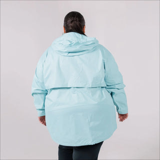 Women’s Plus Size Packable 1X-6X Windbreaker Rain Jacket