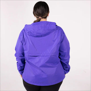 Women’s Plus Size Packable 1X-6X Windbreaker Rain Jacket