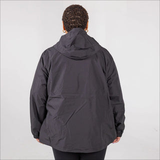 Women’s Plus Size 2X-6X Rain Jacket Windbreaker Windguard Hooded Coat