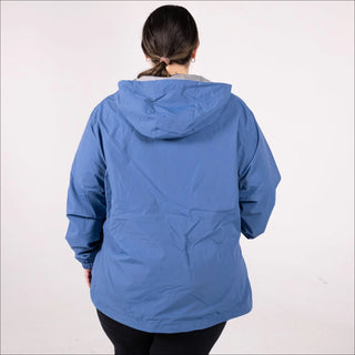 Women’s Plus Size 2X-6X Rain Jacket Windbreaker Windguard Hooded Coat