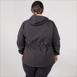 Plus Size 1X-6X Women's Rain Jacket Wind Breaker Mystique