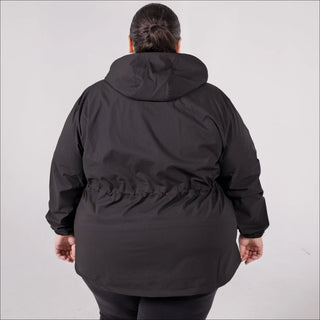 Plus Size 1X-6X Women's Rain Jacket Wind Breaker Mystique