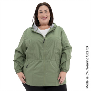 Women's Plus Size Rain Jacket - The Mystique - 1X-6X