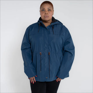 Women’s Plus Size 1X-6X  Waterproof Rain Jacket Windbreaker Coat Manchester
