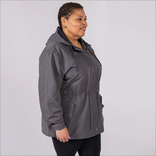 Women’s Plus Size 1X-6X  Waterproof Rain Jacket Windbreaker Coat Manchester