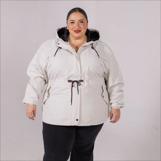 Women’s Plus Size 1X-6X  Waterproof Rain Jacket Windbreaker Coat Manchester