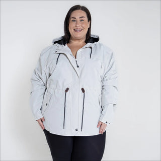 Women’s Plus Size 1X-6X  Waterproof Rain Jacket Windbreaker Coat Manchester