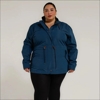 Women’s Plus Size 1X-6X  Waterproof Rain Jacket Windbreaker Coat Manchester