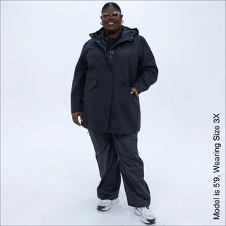 Women's Plus Size Rain Jacket & Trench Coat - The Berwick - Spring & Fall 1X-6X