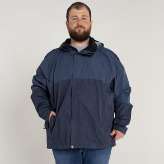 Men’s Big 3XL-7XL Rain Jacket Windbreaker Cloudburst  Coat Spring fall Snow Country Outerwear