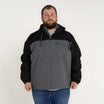 Two-tone hooded jacket from Snow Country Outerwear 3X-7X Men’s Big Rain Jacket Windbreaker
