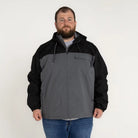 Two-tone hooded jacket from Snow Country Outerwear 3X-7X Men’s Big Rain Jacket Windbreaker