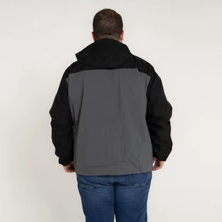 Two-tone hooded jacket from Snow Country Outerwear Men’s Big Rain Jacket Windbreaker
